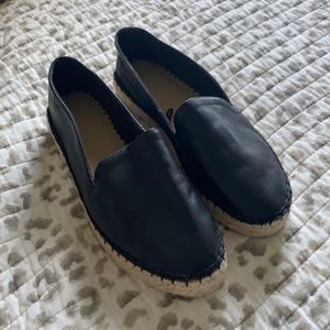 Leather espadrilles
